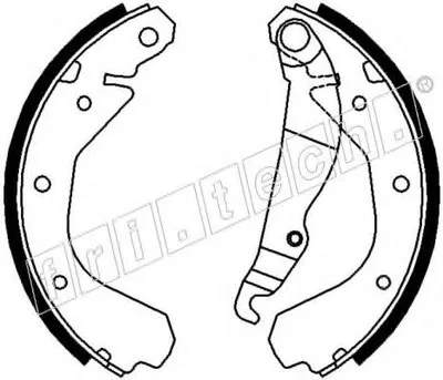Комплект тормозных колодок REPARATION KIT fri.tech. купить