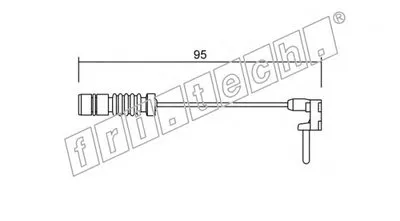 Сигнализатор, износ тормозных колодок fri.tech. купить