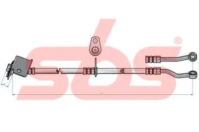 Тормозной шланг sbs купить