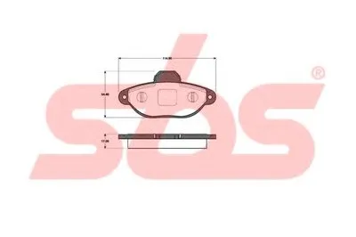 Комплект тормозных колодок, дисковый тормоз sbs купить