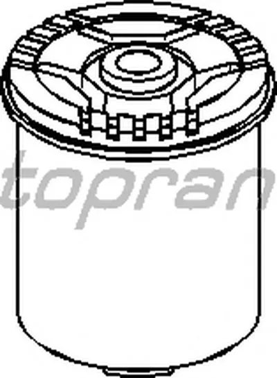 Втулка, балка моста TOPRAN купить