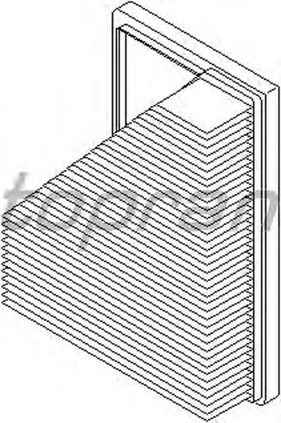 Воздушный фильтр TOPRAN купить
