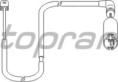 Датчик, износ тормозных колодок TOPRAN купить