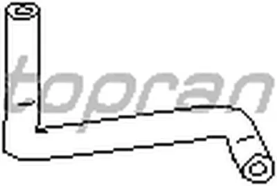 Шланг, воздухоотвод крышки головки цилиндра TOPRAN купить