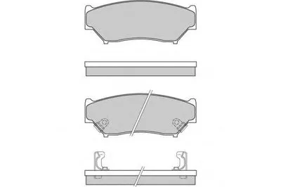 Комплект тормозных колодок, дисковый тормоз E.T.F. купить