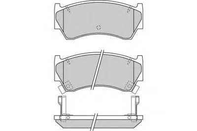 Комплект тормозных колодок, дисковый тормоз E.T.F. купить