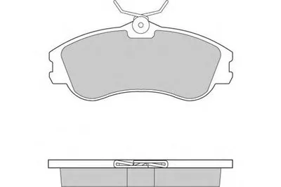 Комплект тормозных колодок, дисковый тормоз E.T.F. купить