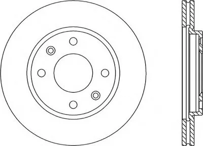 Тормозной диск ADAPTIVE OPEN PARTS купить