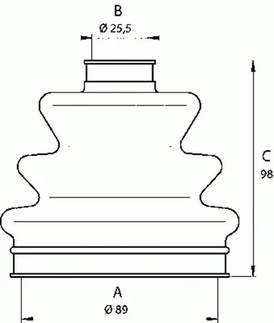Комплект пылника, приводной вал SPIN OPEN PARTS купить
