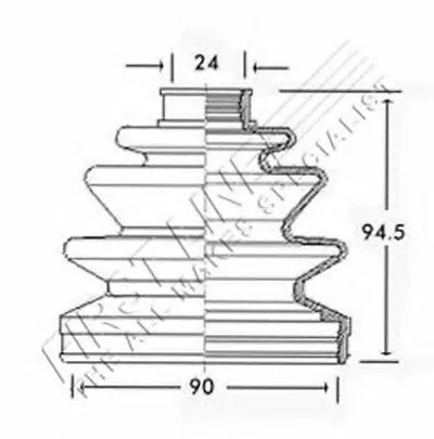Пыльник, приводной вал FIRST LINE купить