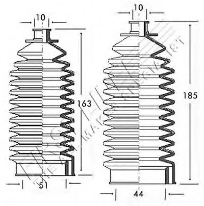Пыльник, рулевое управление FIRST LINE купить