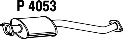 Средний глушитель выхлопных газов FENNO купить