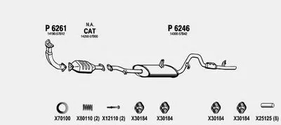 Система выпуска ОГ FENNO купить