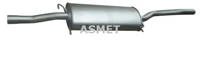Средний глушитель выхлопных газов ASMET купить