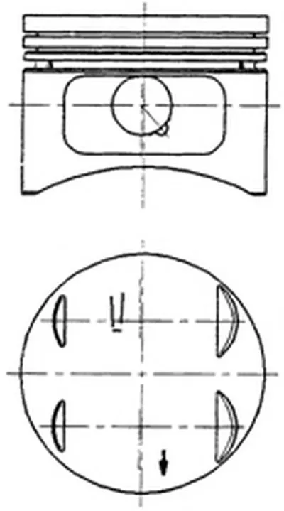 Поршень KOLBENSCHMIDT купить