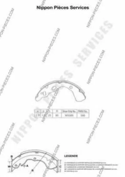 Комплект тормозных колодок NPS купить