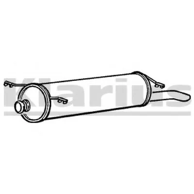 Глушитель выхлопных газов конечный KLARIUS купить