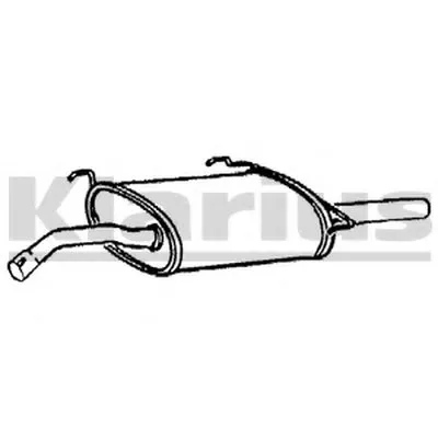 Глушитель выхлопных газов конечный KLARIUS купить