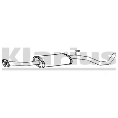 Средний глушитель выхлопных газов KLARIUS купить