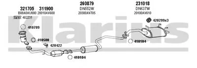 Система выпуска ОГ KLARIUS купить