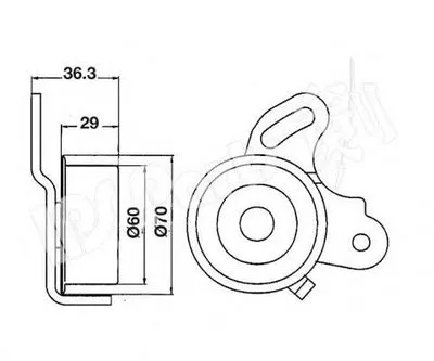 Устройство для натяжения ремня, ремень ГРМ IPS Parts IPS Parts купить