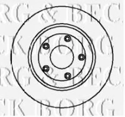 Тормозной диск BORG & BECK купить