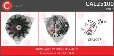 Генератор BRAND NEW SERIES CASCO купить