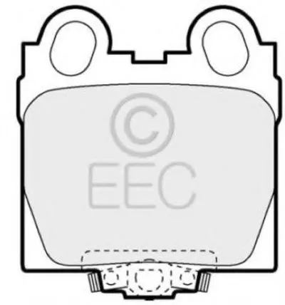 Комплект тормозных колодок, дисковый тормоз EEC купить