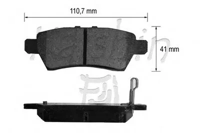Комплект тормозных колодок, дисковый тормоз KAISHIN купить