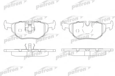 Комплект тормозных колодок, дисковый тормоз PATRON купить