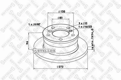 Тормозной диск STELLOX купить