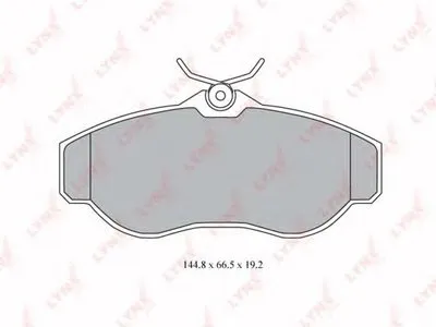 Комплект тормозных колодок, дисковый тормоз LYNXauto купить