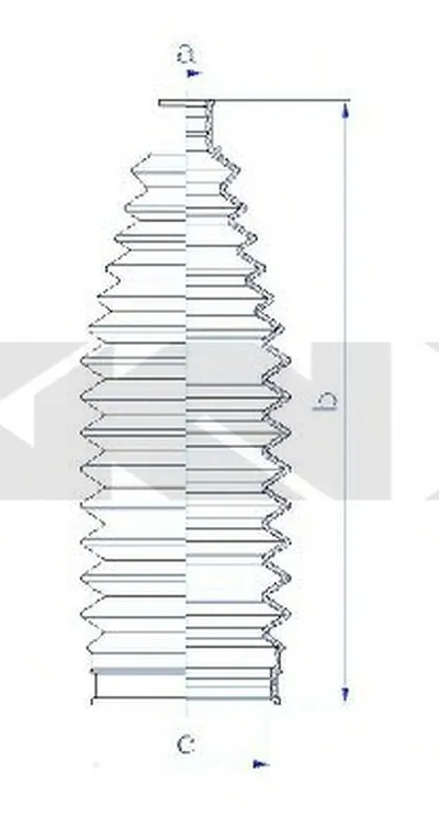 Пыльник, рулевое управление SPIDAN купить