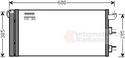 Конденсатор, кондиционер VAN WEZEL купить