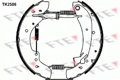 Комплект тормозных колодок FTE купить