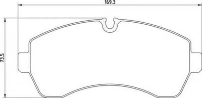 Комплект тормозных колодок, дисковый тормоз MAGNETI MARELLI купить