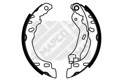 Комплект тормозных колодок MAPCO купить