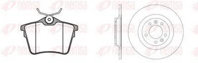 Комплект тормозов, дисковый тормозной механизм Twin Kit REMSA купить