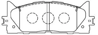 Комплект тормозных колодок, дисковый тормоз Premium Advics AISIN купить
