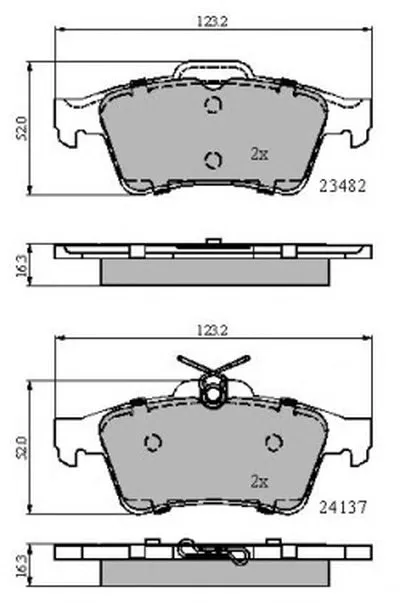 Комплект тормозных колодок, дисковый тормоз NATIONAL купить