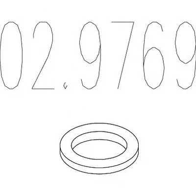 Уплотнительное кольцо, труба выхлопного газа MTS купить