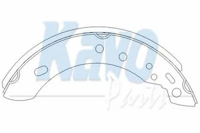 Комплект тормозных колодок KAVO PARTS купить