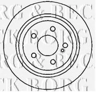 Тормозной диск BORG & BECK купить