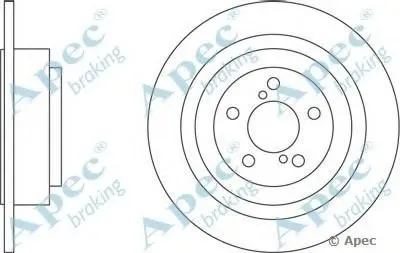 Тормозной диск APEC braking купить
