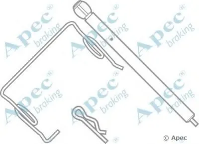 Комплектующие, тормозные колодки APEC braking купить