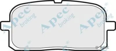 Комплект тормозных колодок, дисковый тормоз APEC braking купить