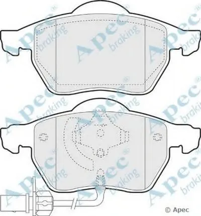 Комплект тормозных колодок, дисковый тормоз APEC braking купить