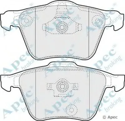 Комплект тормозных колодок, дисковый тормоз APEC braking купить