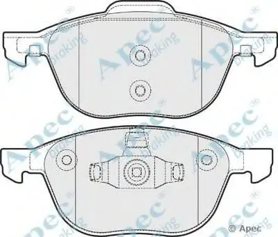Комплект тормозных колодок, дисковый тормоз APEC braking купить