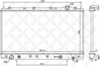 Радиатор, охлаждение двигателя STELLOX купить